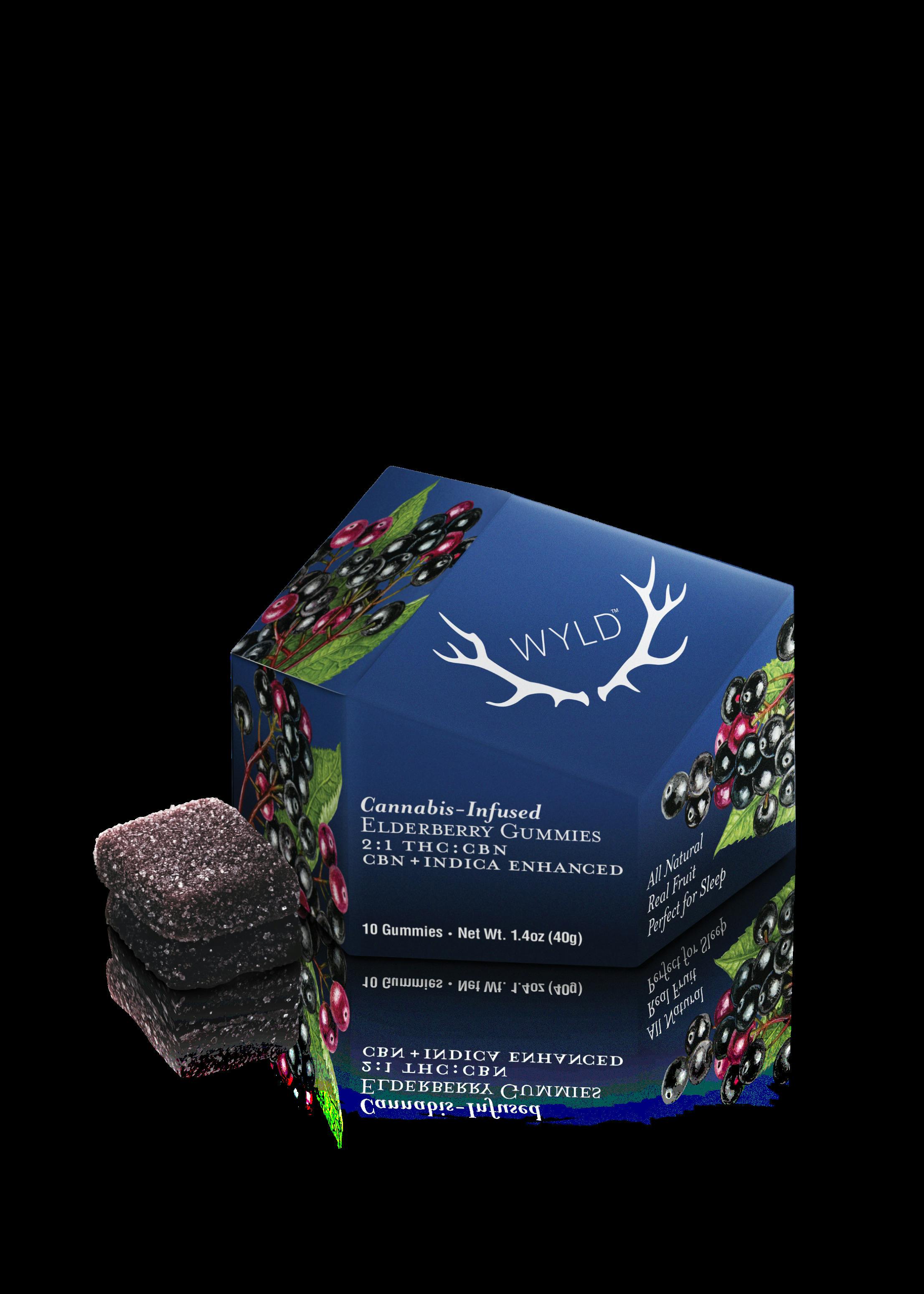 Wyld Elderberry 2:1 THC:CBN Gummies