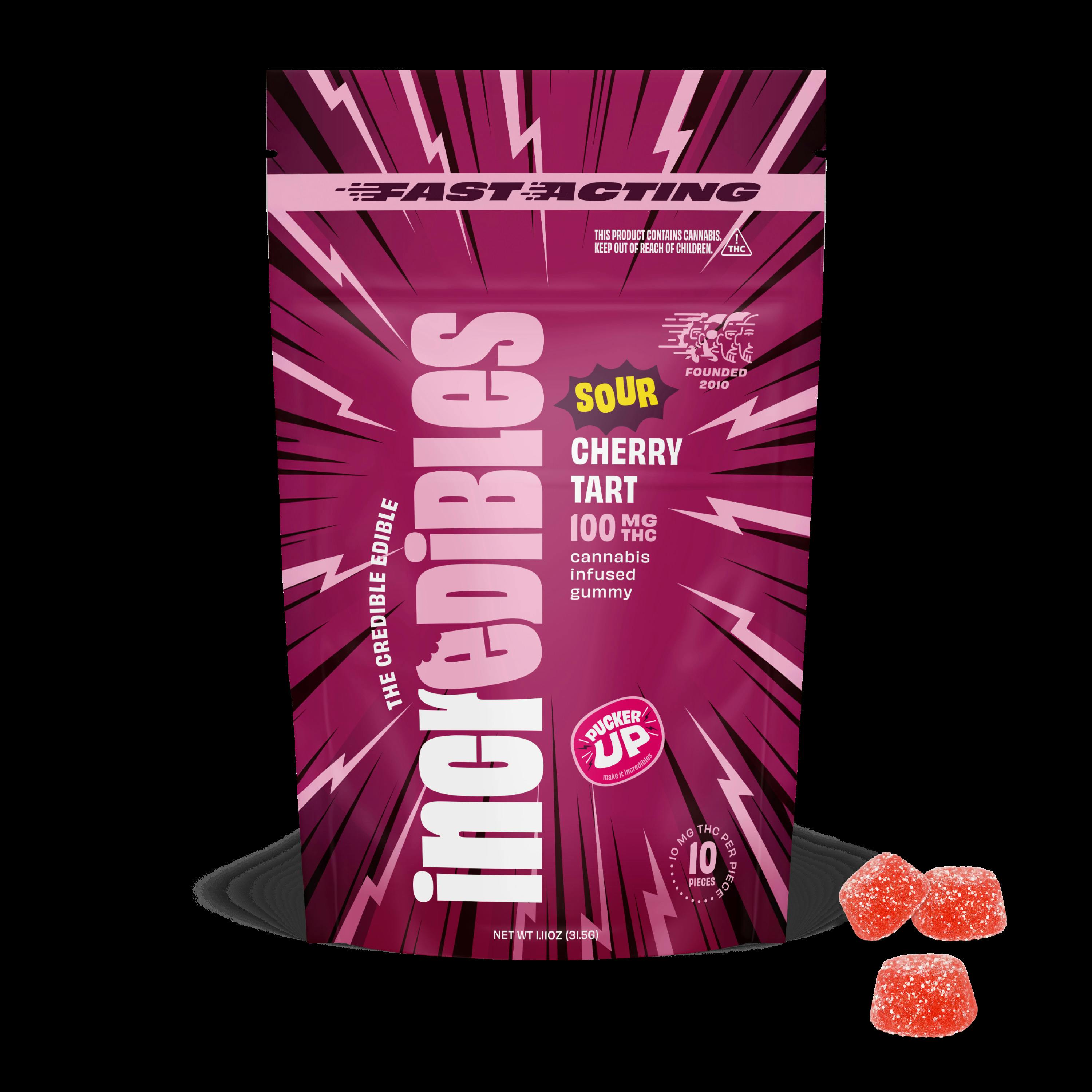 Incredibles Sour Cherry Tart Gummies