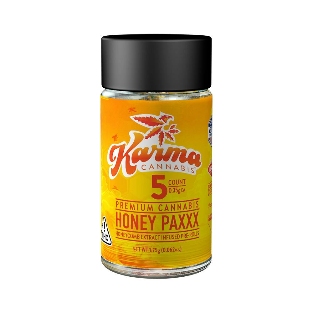 Karma Skunk Melon Honey Paxxx Infused Preroll 5pk