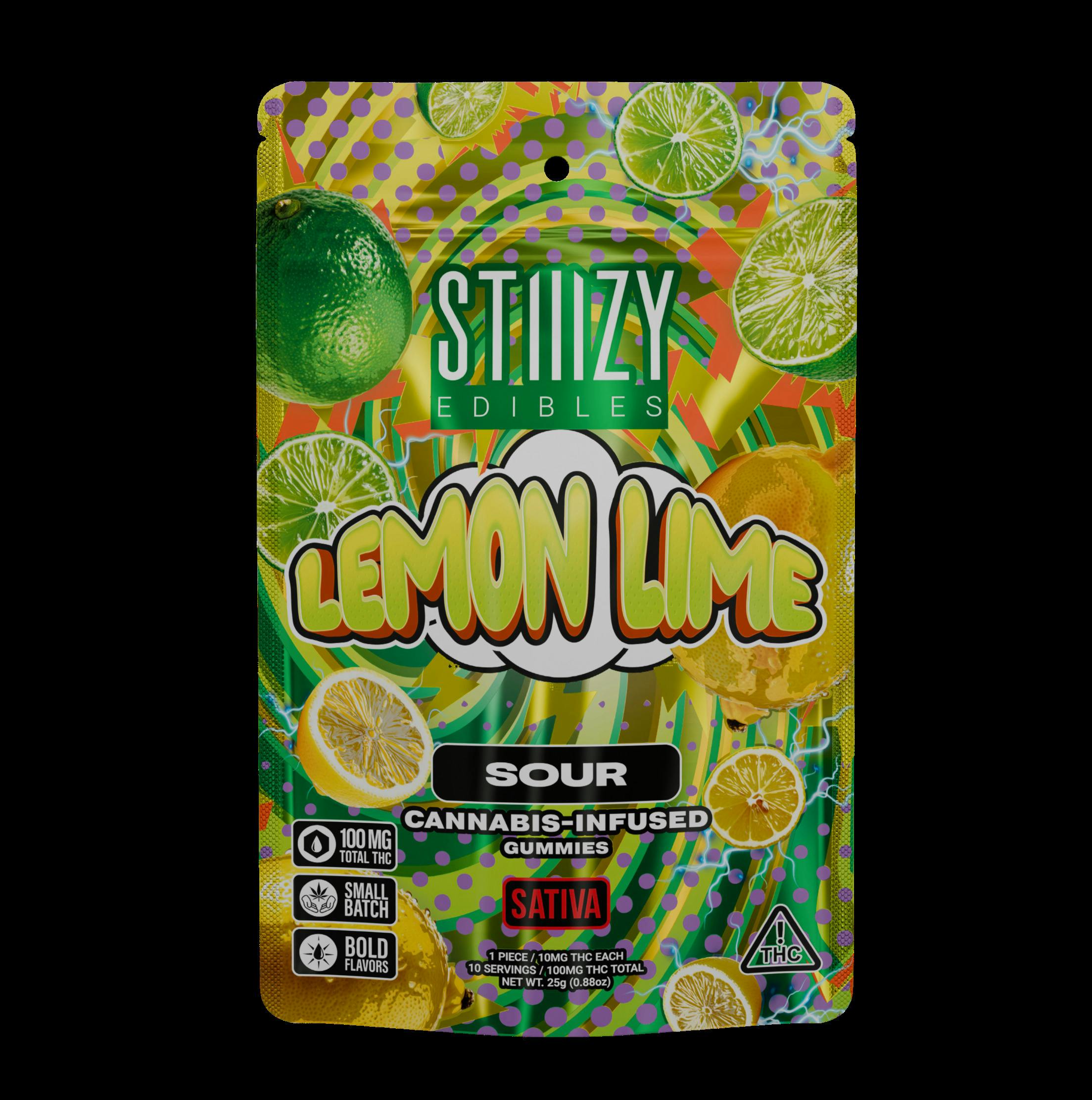 Stiiizy Sour Lemon Lime Gummies at The Sanctuary - #1 Cannabis Dispensary In Las Vegas