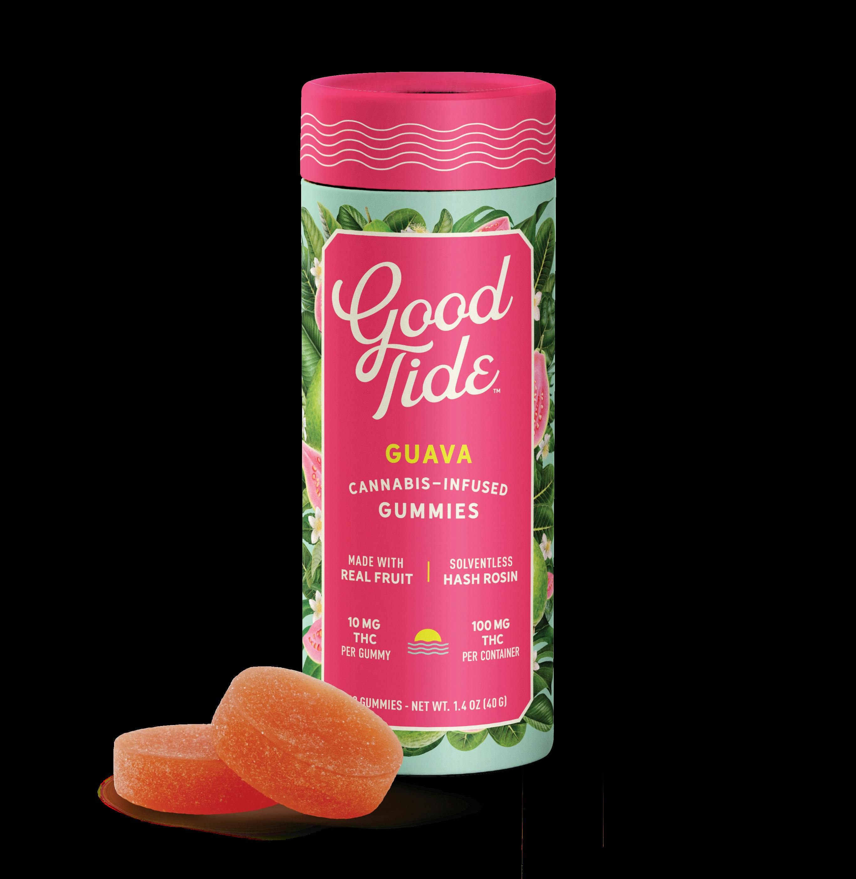 Good Tide Guava Solventless Gummies