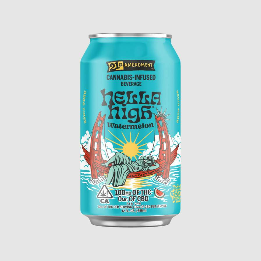 21st Amendment | Hella High Watermelon | 12oz