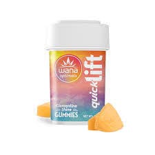 Wana - Optimals 100mg Gummies - Quick Lift - CBG:THC:THCv 1:1:1 - Clementine Shine (r)