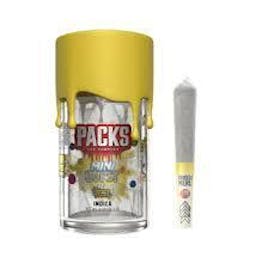Cheeba - 2.5g Rosin Infused 5 pack Joints - Jelly Dulce w/ Grape Burst Indica (m)