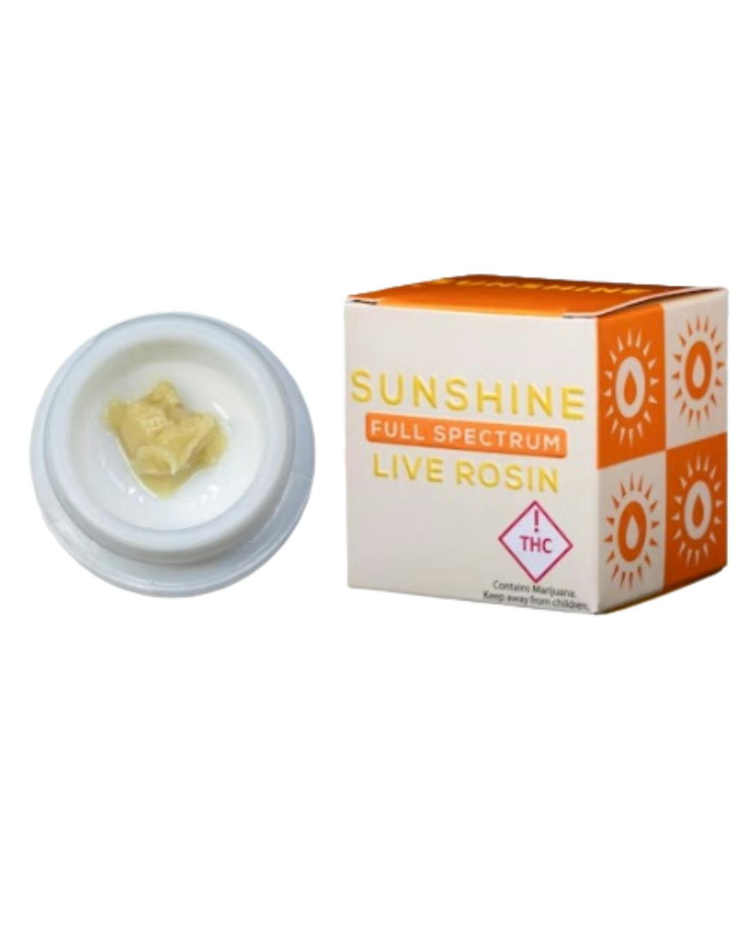 Sunshine Extracts - 1g Full Spectrum Live Rosin - Garlic Dynasty (r)