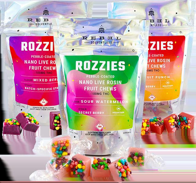 Rozzies - 2000mg LR Fruit Chews - Tsunami Surge (m)