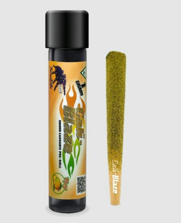 Cali Blaze - 1.2g Infused Pre-roll -Indica- Mango (r)
