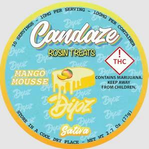 Candaze - 100mg Dipz - Sativa - Mango Mousse (r)