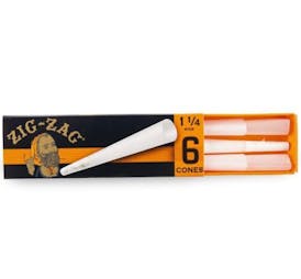Zig Zag - Ultra Thin Cones 6pk - 1 1/4