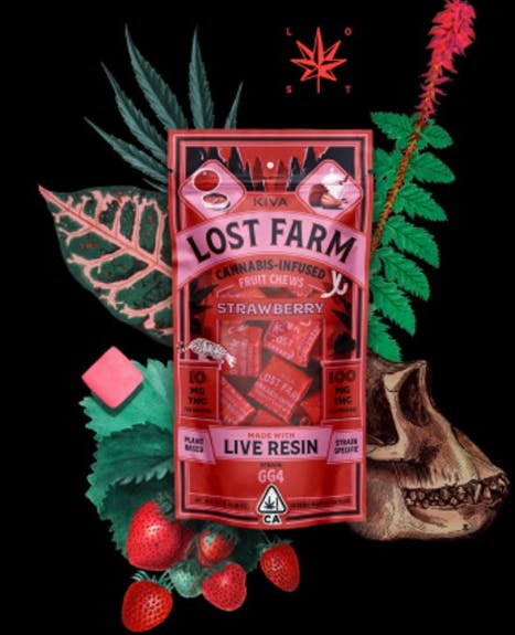 Kiva - Lost Farm Chews - Strawberry - 100mg