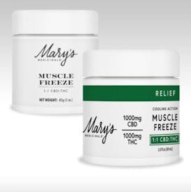 Mary's Medicinals - Transdermal Cream - Sandlewood 1:1 CBD/THC- 1000mg