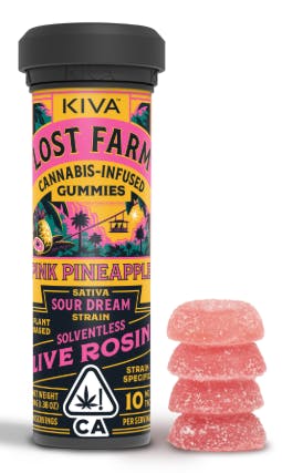 Kiva - Lost Farm - Pink Pineapple - 100mg