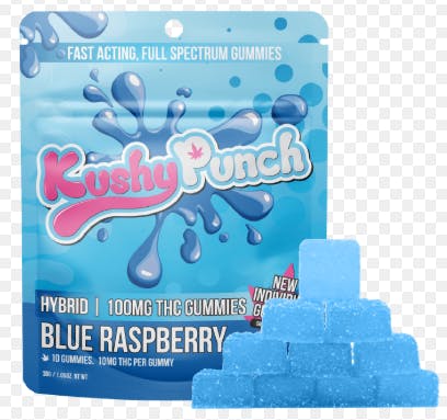 Kushy Punch - Blue Raspberry - 100mg