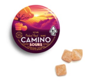Kiva - Camino Sours - Orchard Peach CBD 1:1 - 100mg