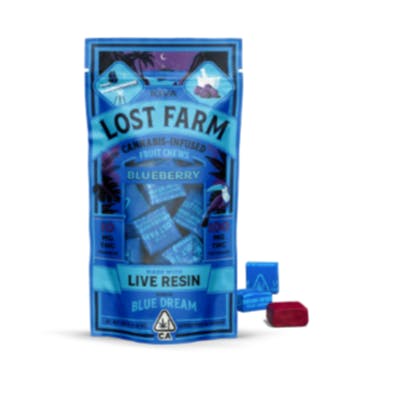 Kiva - Lost Farm Chews - Blueberry - 100mg