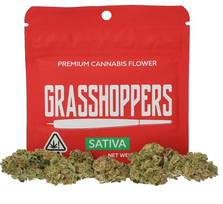 Grasshoppers - Sativa - Flower - 3.5g at Royal Apothecary Cannabis Retail Store