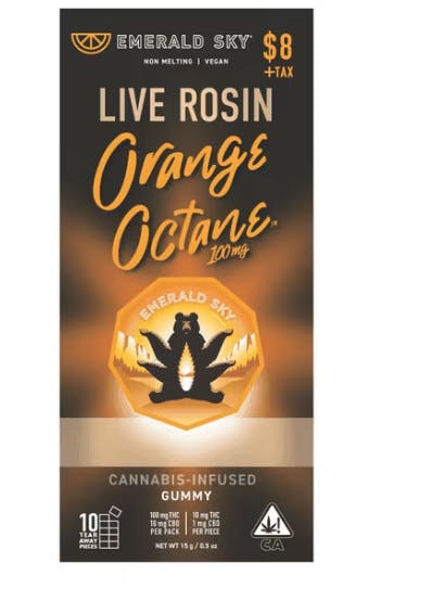 Emerald Sky - Orange Octane - Gummy - 100mg