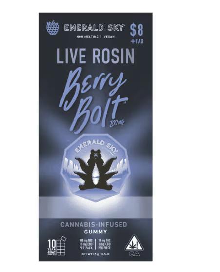 Emerald Sky - Berry Bolt: Gummy - 100mg