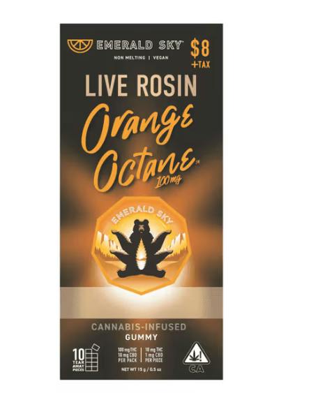Emerald Sky - Orange Octane: Gummy - 100mg