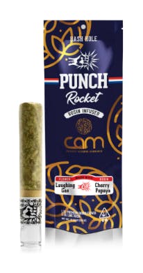 Punch - Rocket - Laughing Gas x Cherry Papaya - Rosin Infused - Hash Hole - 1.6g