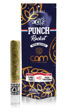 Punch - Rocket - Lady Pink x White Tahoe Cookies - Rosin Infused - Hash Hole - 1.6g