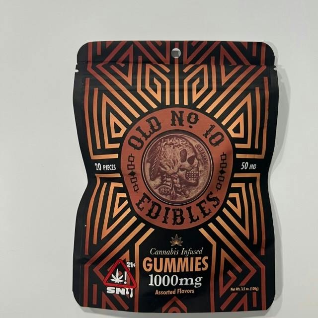 Old No 10 REGULAR1000mg Gummy