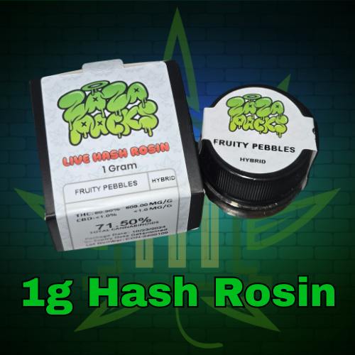 Zaza Live 1g Hash Rosin