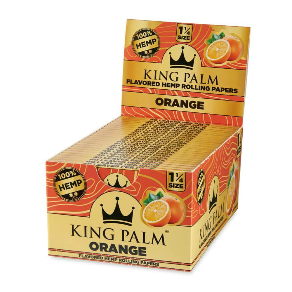 King Palm- Orange Flavored 1¼- Rolling Papers | King Palm - Rolling Papers