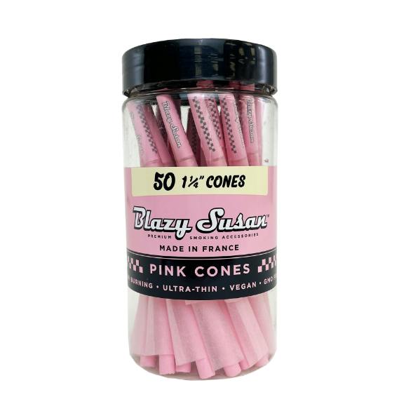 Pink - 1 1/4" [50pk] | Blazy Susan - Pink Cones