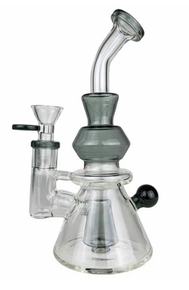8" Color Trim Matrix Banger Hanger w/ 14mm Bowl | Water Pipe