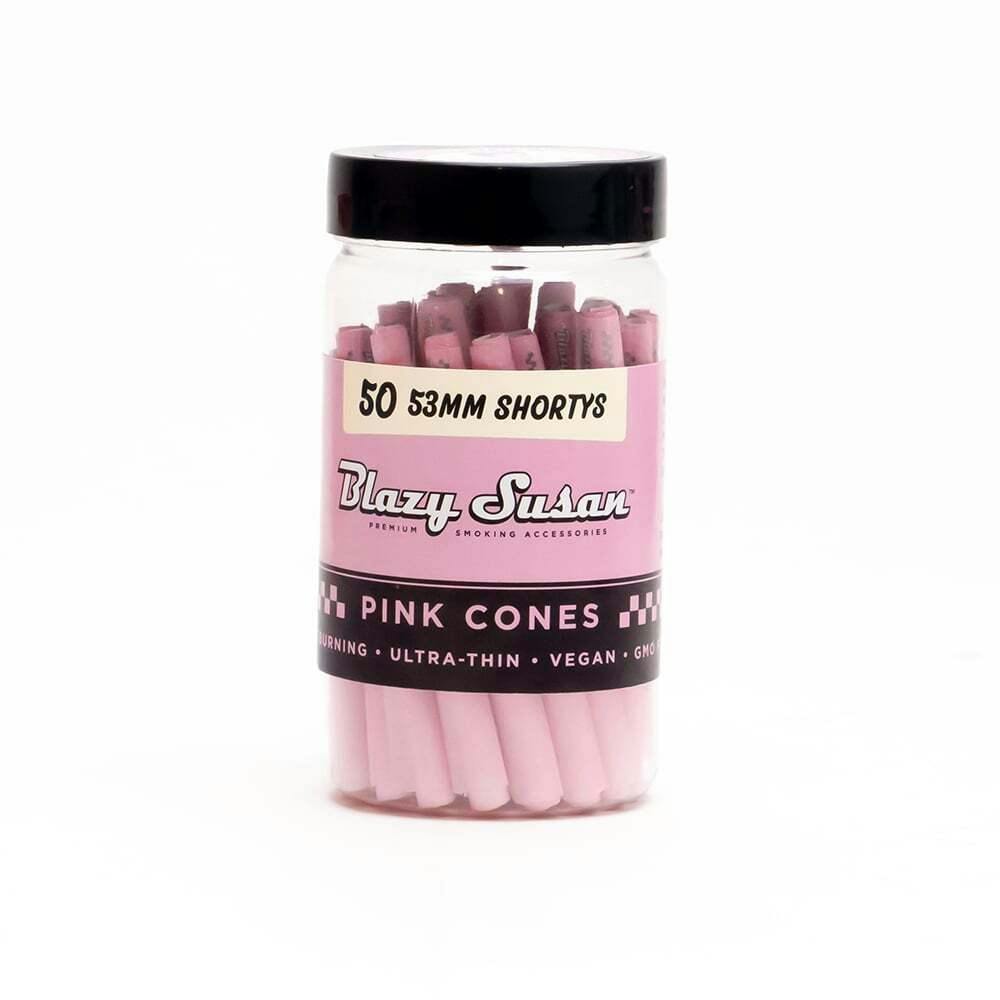 Pink - Shortys [50pk] | Blazy Susan - Pink Cones