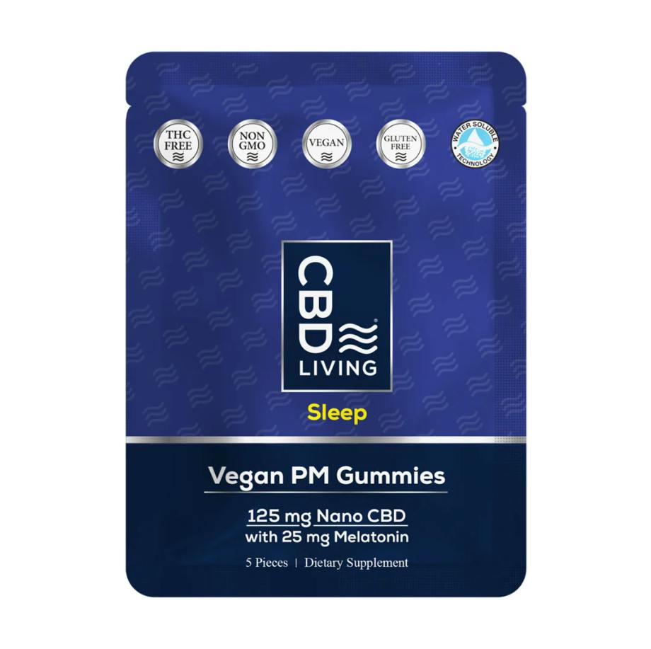 125MG VEGAN PM GUMMIES - CBD LIVING