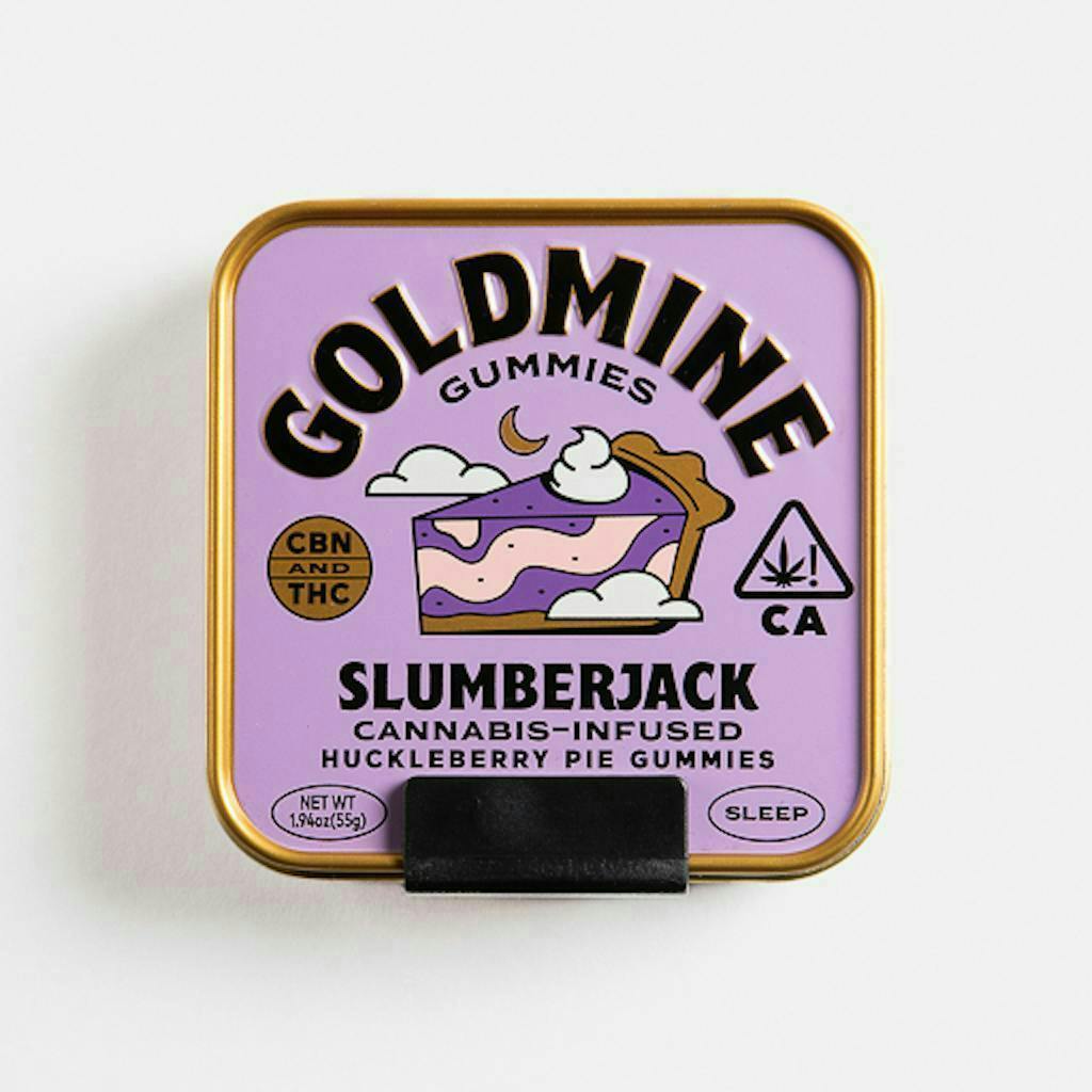 Slumberjack Huckleberry Pie Gummies | 100mg | 10ct | 10mg/ea