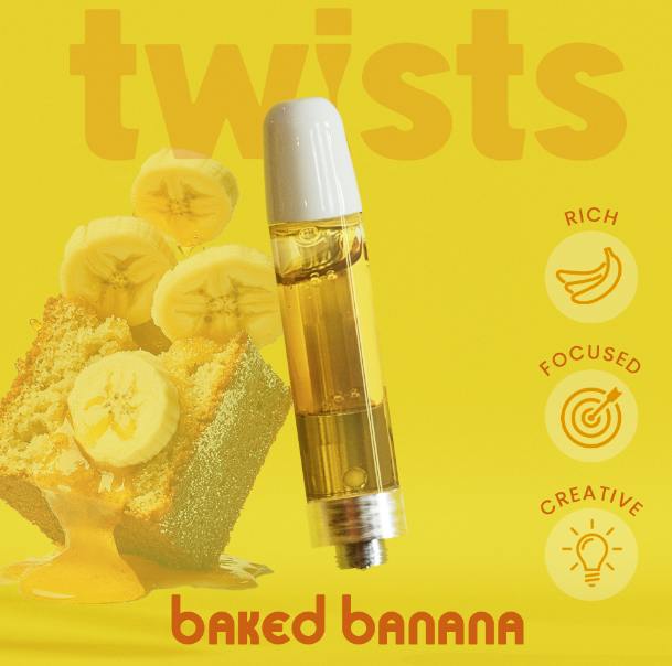 Oil - Twist Baked Banana Cartridge 1g