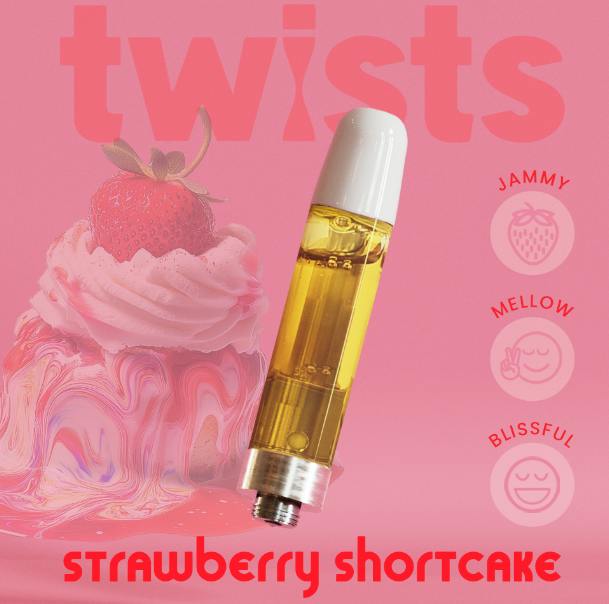 Oil - Twist Strawberry Shortcake Cartridge 1g