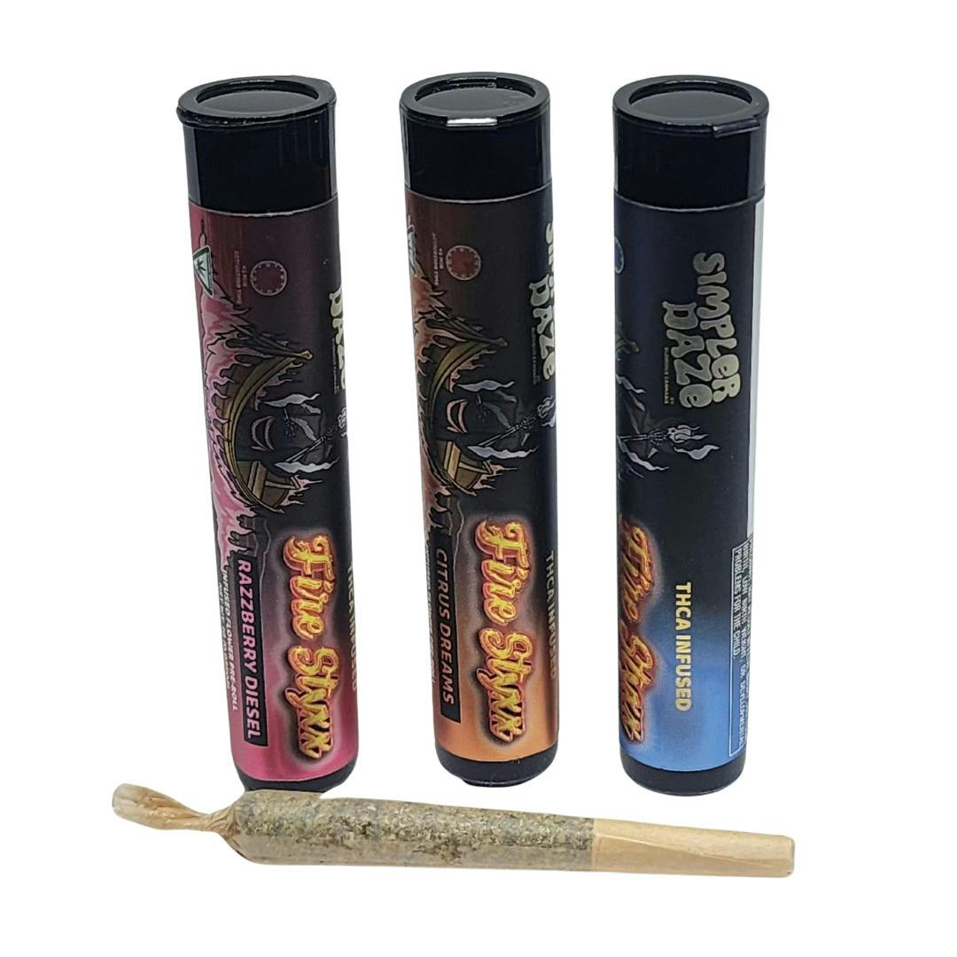 Simpler Daze by Glorious | Fire Styxx Infused Pre-Roll | Citrus Dreams