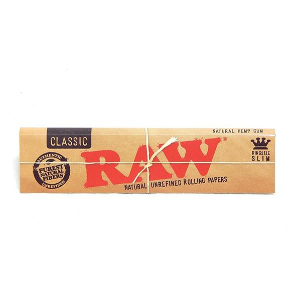 Raw King Size Slim Single Pack 32 papers/pack at JAR Cannabis Co. Dispensary - Carrabassett (Sugarloaf)