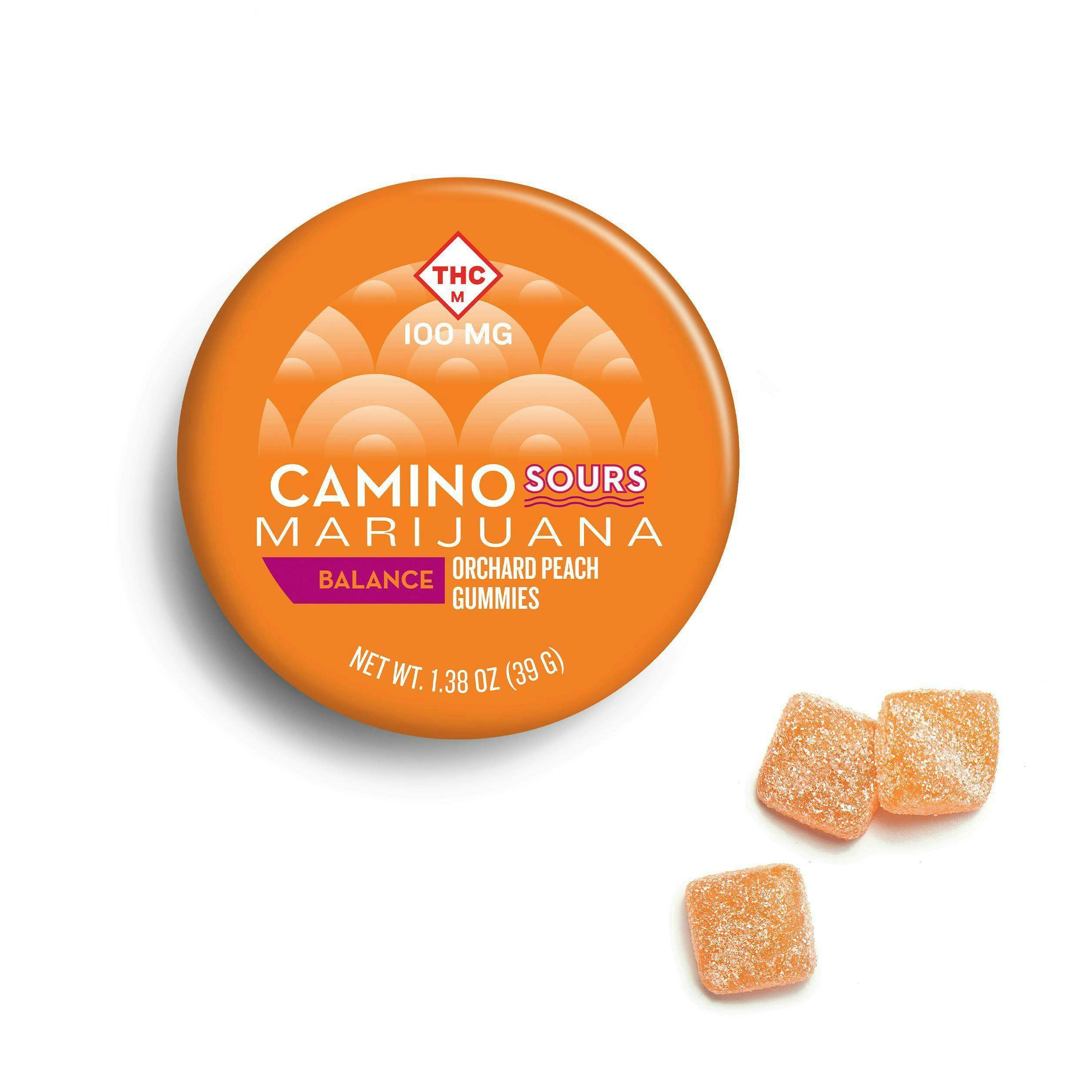 Orchard Peach | 10:10 THC:CBD Gummies | 100mg (20pcs)