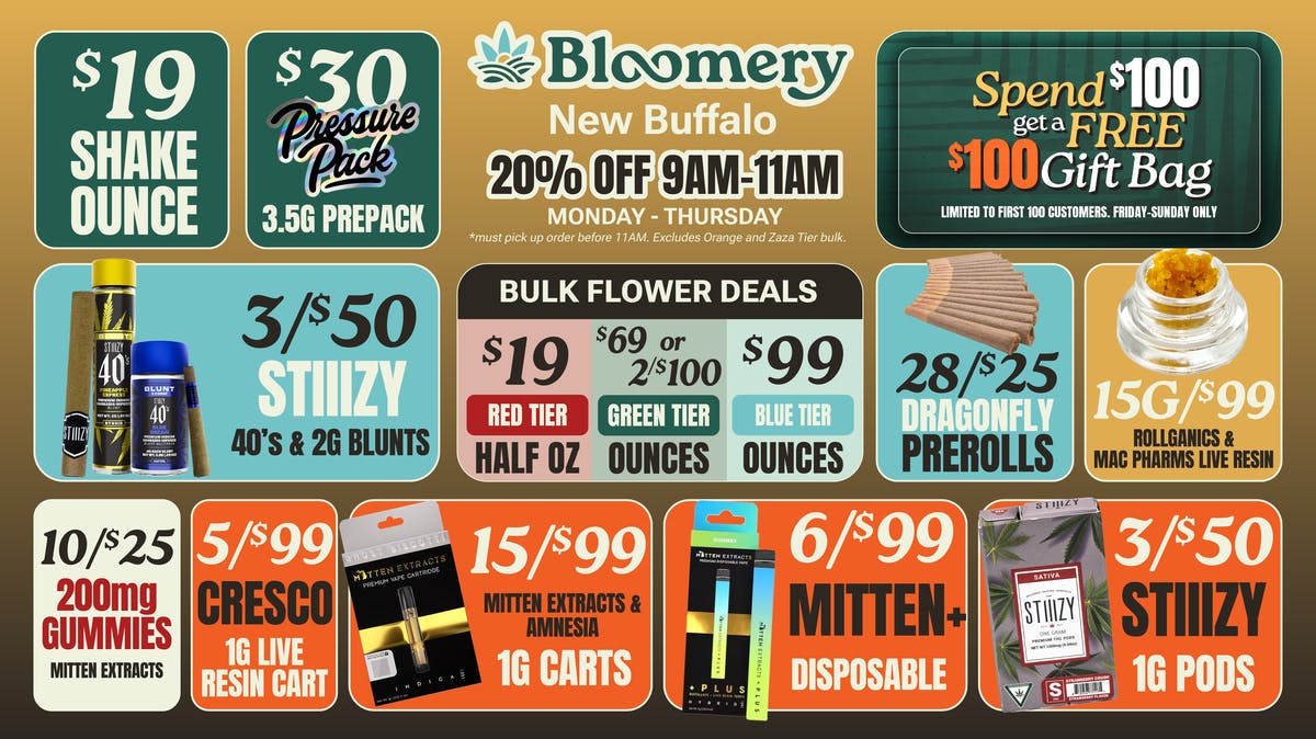 19 OZ 🌳 5/99 Cresco Carts ⛽ at Bloomery Cannabis New Buffalo 21