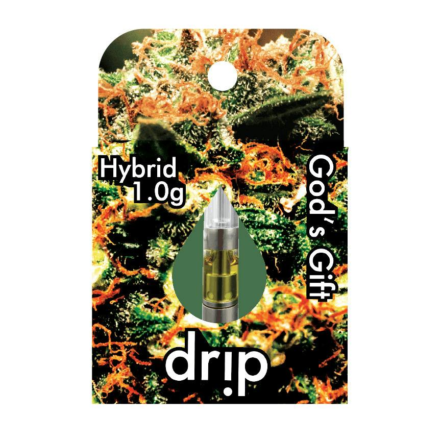 Drip | 1g Cartridge | God's Gift (Hybrid)