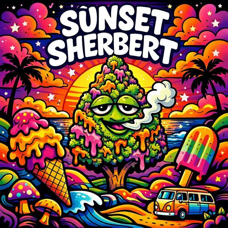Mitten Distro X | Smalls | Sunset Sherbert cannabis product
