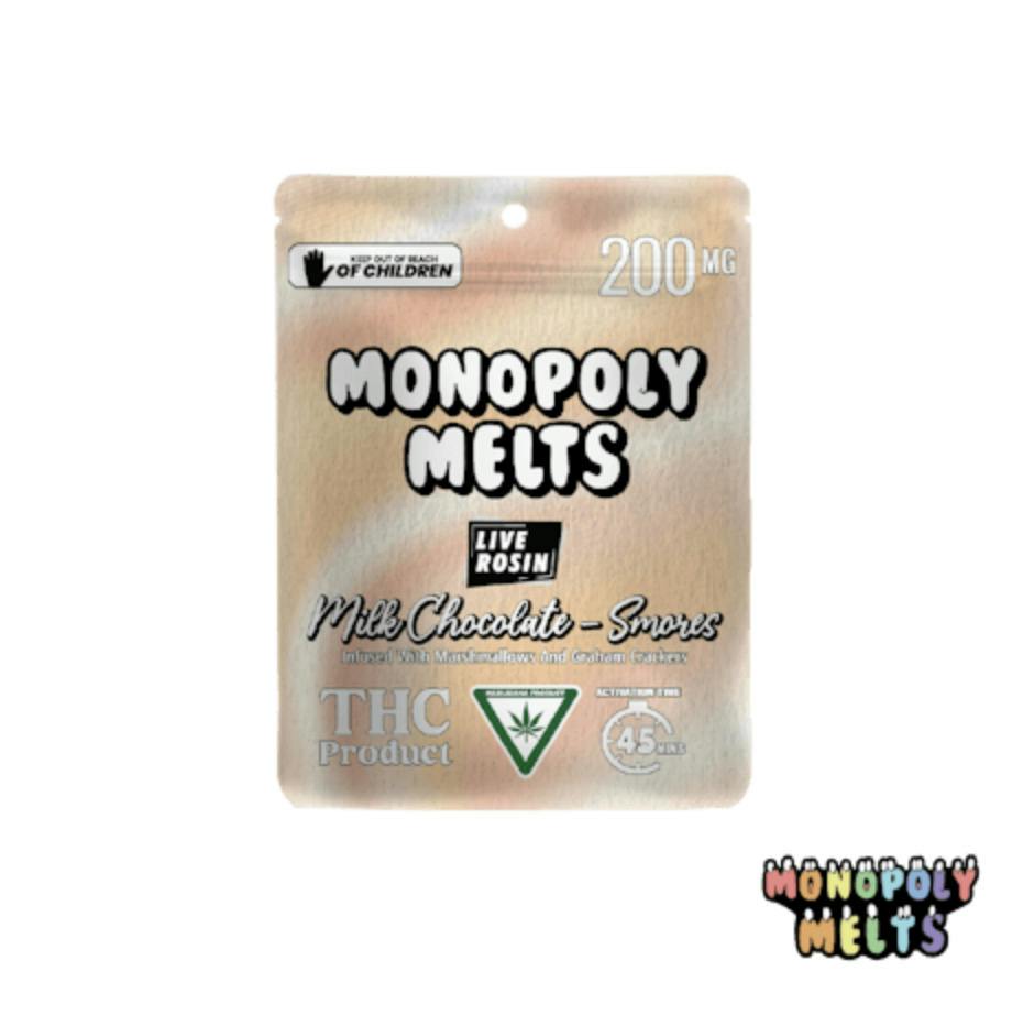Monopoly Melts | 200mg Live Rosin Chocolate | Raspberry Lemon White Chocolate