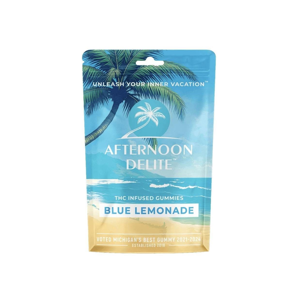 Afternoon Delite | 200mg THC Gummies | Blue Lemonade