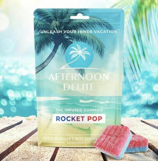 Afternoon Delite | 200mg THC Gummies | Rocket Pop