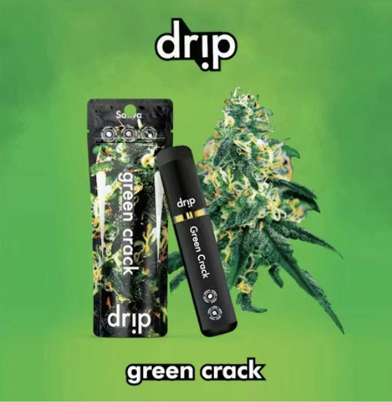 Drip | 2g Disposable | Green Crack (Sativa)
