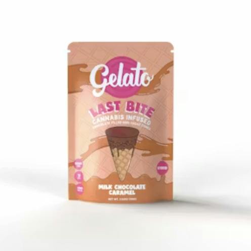Gelato | 200mg THC Chocolate Cone Bites | Milk Chocolate Caramel