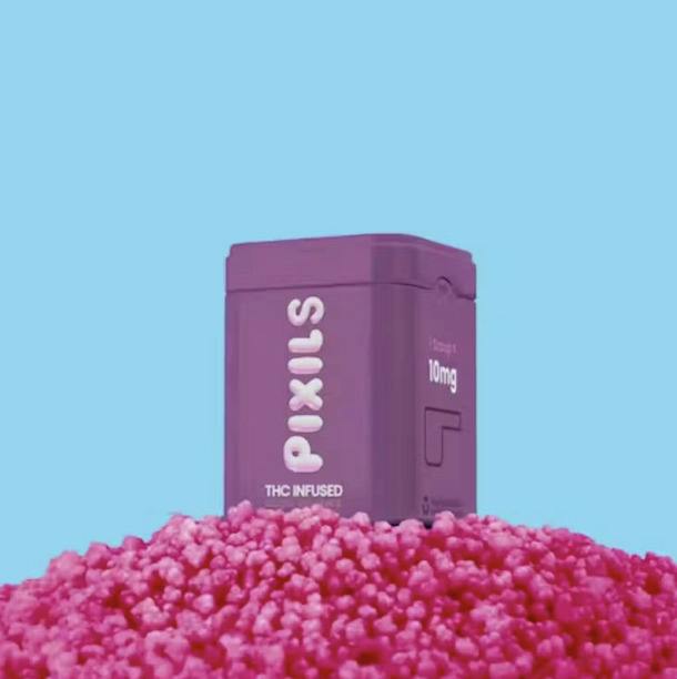 Pixils | 200mg THC Infused Sugar Clusters | Grape