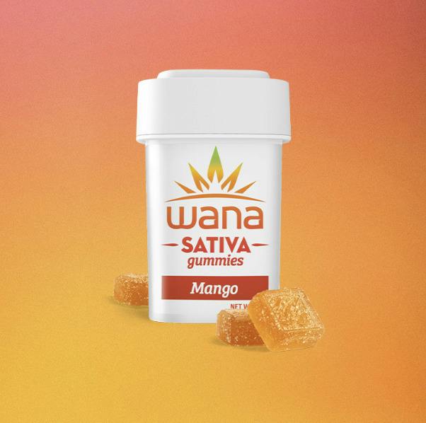 Wana | 200mg THC Gummies | Mango (Sativa)
