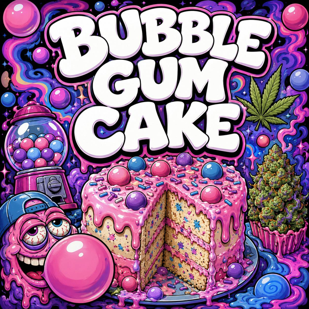 Freedom Green | Bubble Gum Cake (Orange)