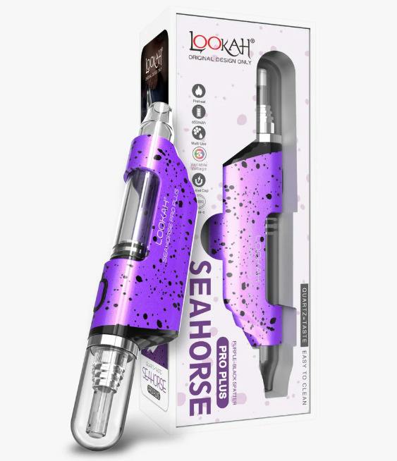 Lookah | Seahorse ProPlus | Purple Black Splatter